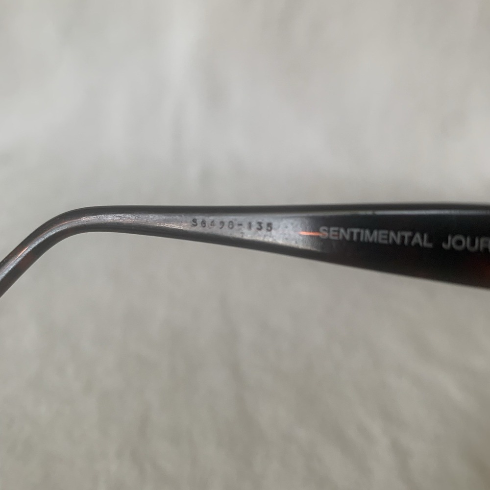 Brighton Vintage Eyeglass Frame SG498-135 Brown Handmade - Picture 11 of 16